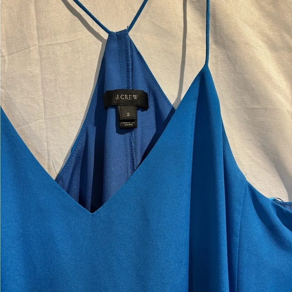 J.Crew Blue Sleeveless Dress